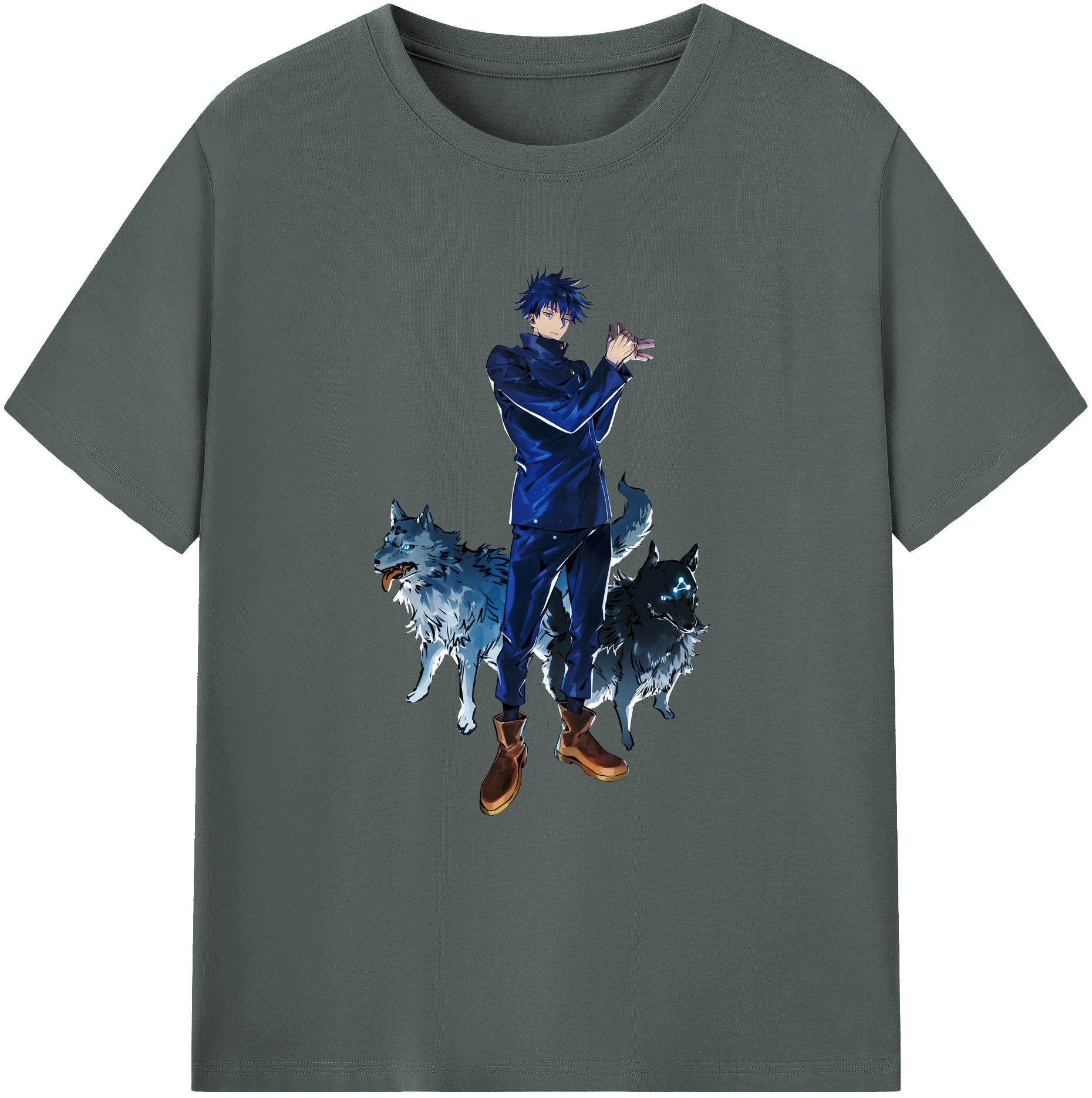 （画像用） 呪術廻戦 Jujutsu Kaisen 綿100％ メンズ半袖Tシャツ｜肌触りやわらか＆通気性